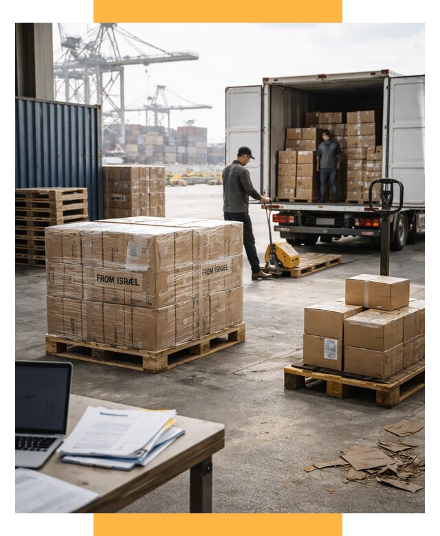 Доставка грузов из Израиля от 16305 р., логистика от СетСервис-Трд