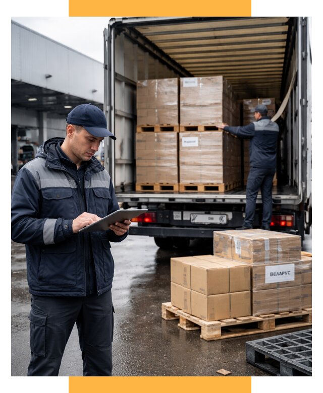 Доставка грузов из Беларуси от 16305 р. логистика СетСервис-Трд