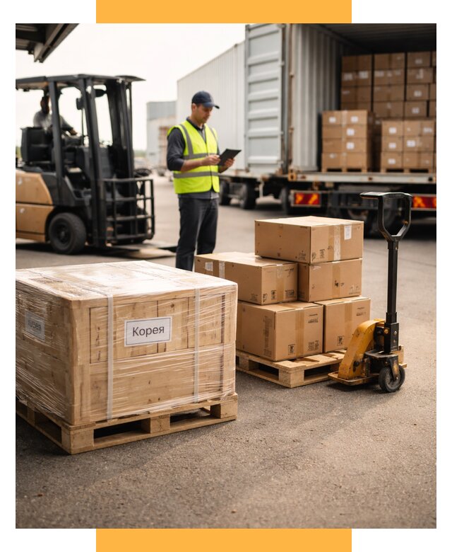 Доставка грузов в Корею из России от 38045 р. | СетСервис-Трд