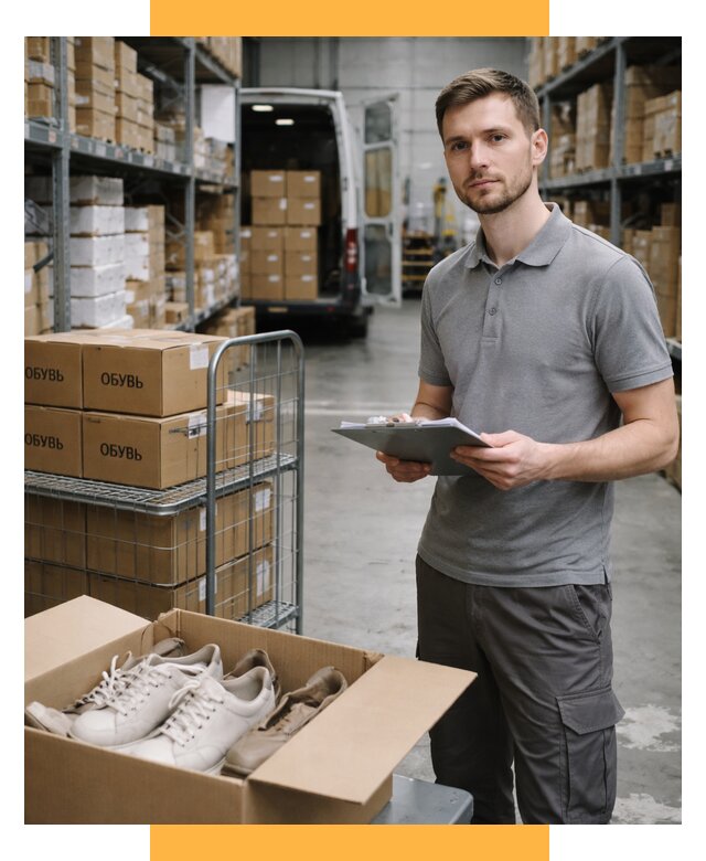 Доставка обуви из Китая и Турции от 4892 р. СетСервис-Трд