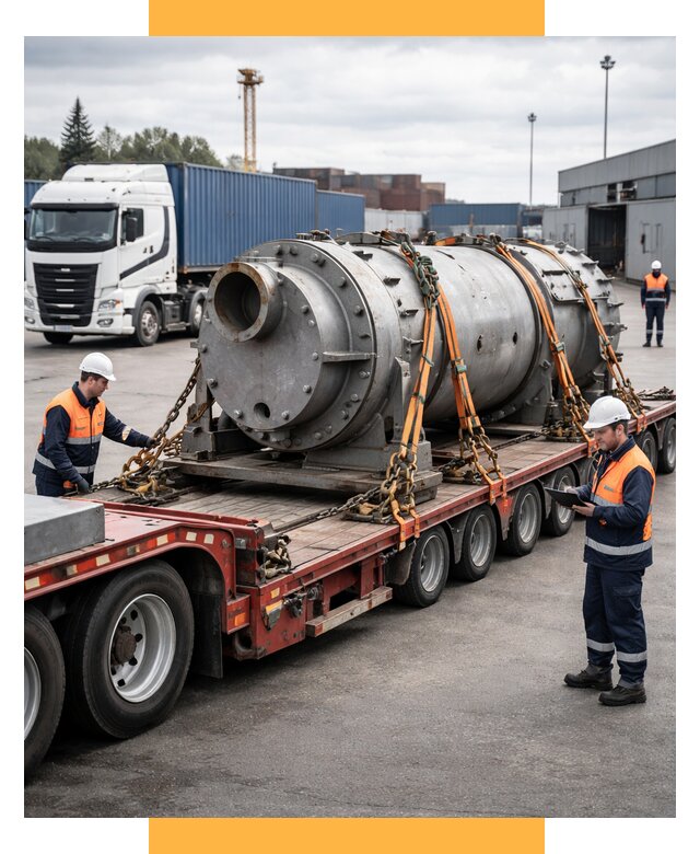 Перевозка тяжеловесных грузов под ключ от 163050 р. | СетСервис-Трд