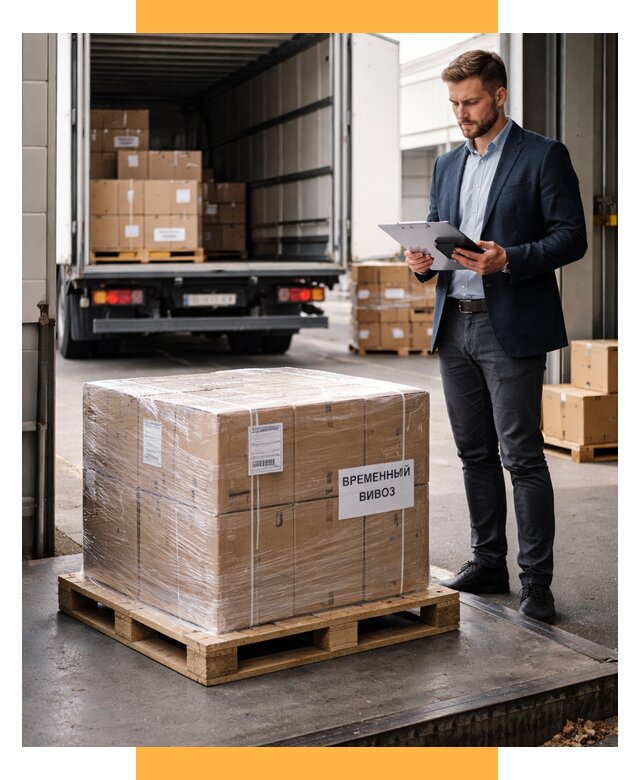 Временный вывоз товаров под ключ от 8696 р. | СетСервис-Трд