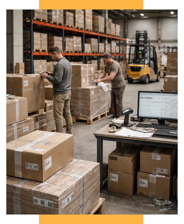 Склад консолидации в Европе от 7066 р., услуги СетСервис-Трд